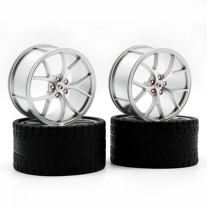 Ruedas CADA nuevas y únicas personalizadas 1:8, neumáticos de cubo, modelo de ladrillo de construcción, ruedas accesorios compatibles con todas las ruedas de vehículos 42172 42143