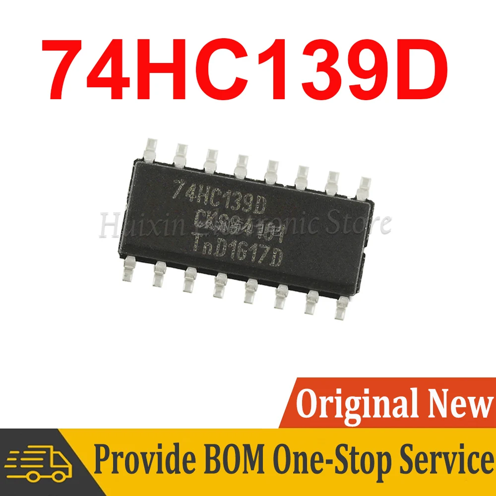 5pcs 74HC139D SOP16 74HC139 SOP16 SN74HC139DR SOP SN74HC139 Dual 2 to 4-Line SMD New and Original IC Chipset