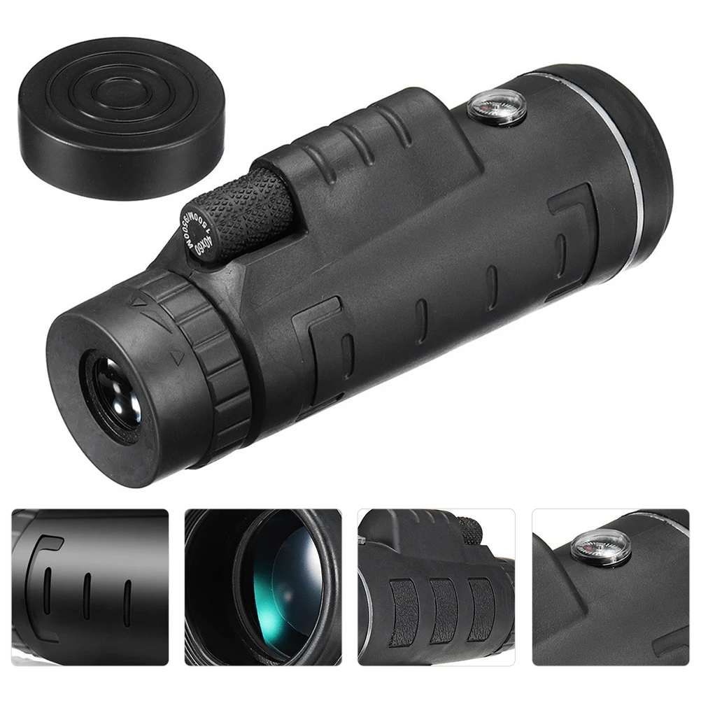 

High-Quality Monocular Telescope HD Large Objective Lens Lightweight Compact Durable Shockproof Anti-Slip Outdoor for Hiking