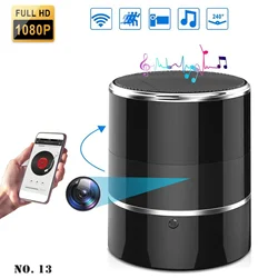 New WiFi Camera Nanny Cam with Bluetooth Speaker, Wireless Hidden 240 Degree Viewing Angle Full HD 1080P for Home /Store/Office