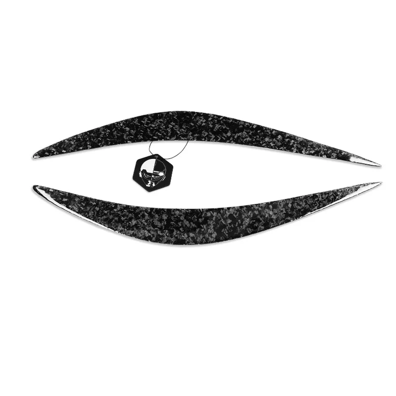 Generic Forged Look Car Headlight Decor Eyebrow Strips