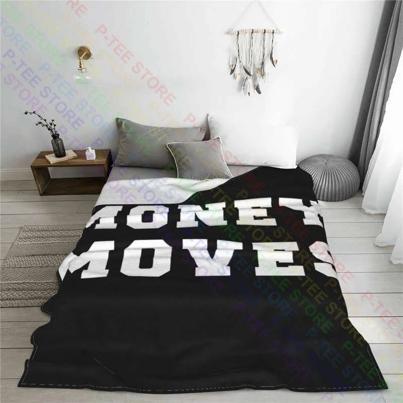 Money Moves Finance, Investor, Stock Market Investing Blanket Shaggy Home Decor Family Expenses