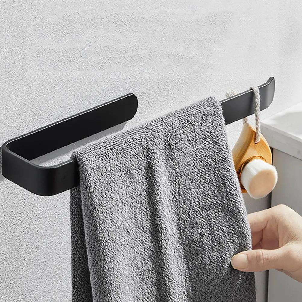 

Alipis 1pc No Punch Paper Towel Holder Wall Mounted Stainless Steel Kitchen Toilet Tissue Dispenser Rack