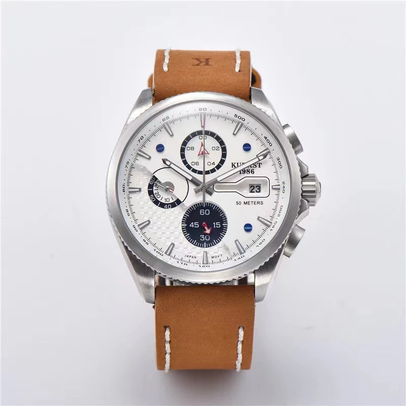 KUERST LLarge Dial automatic Mirror PolarizedCalendar Fashion Trend Watch