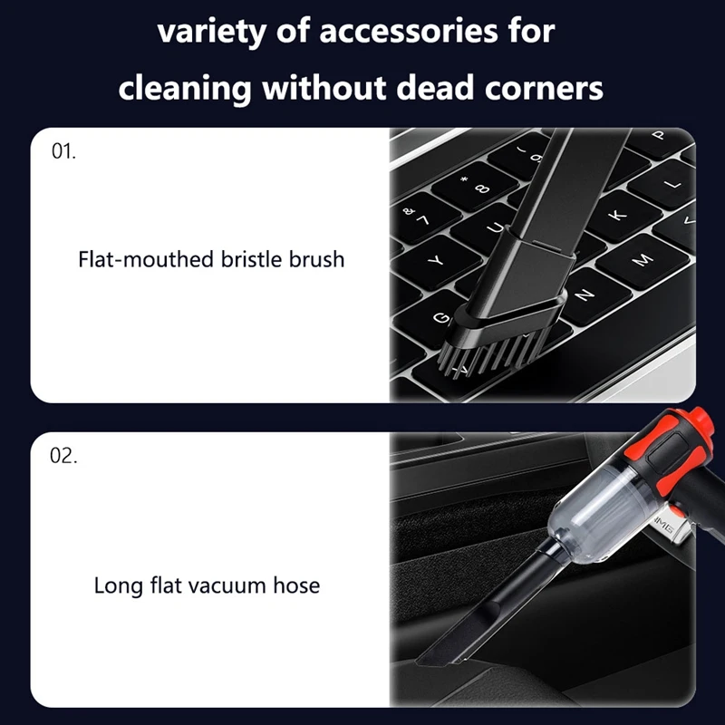 Xiaomi 2900000PA Strong Suction Wireless Car Vacuum Cleaner Integrated Suction Blowing Portable Vacuum Cleaner For Home Car Use