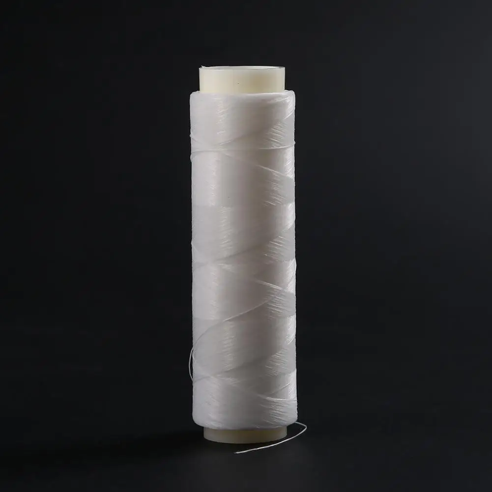 200m Nylon Bait Elastic Thread Lightweight White Bait Leather String Portable Soft Strong Wear- Sea Fishing Accessories