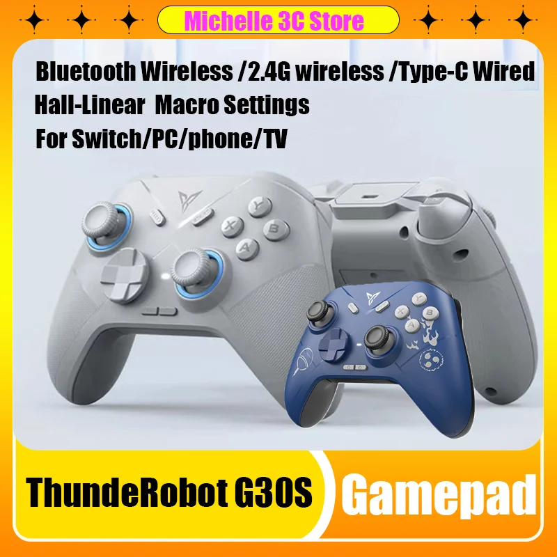 Flydigi Direwolf 2 Gamepads Hall-Linear Macro Settings Bluetooth/2.4G Wireless Type-C Wired for Switch/Steam/PC/Phone/TV Gamers