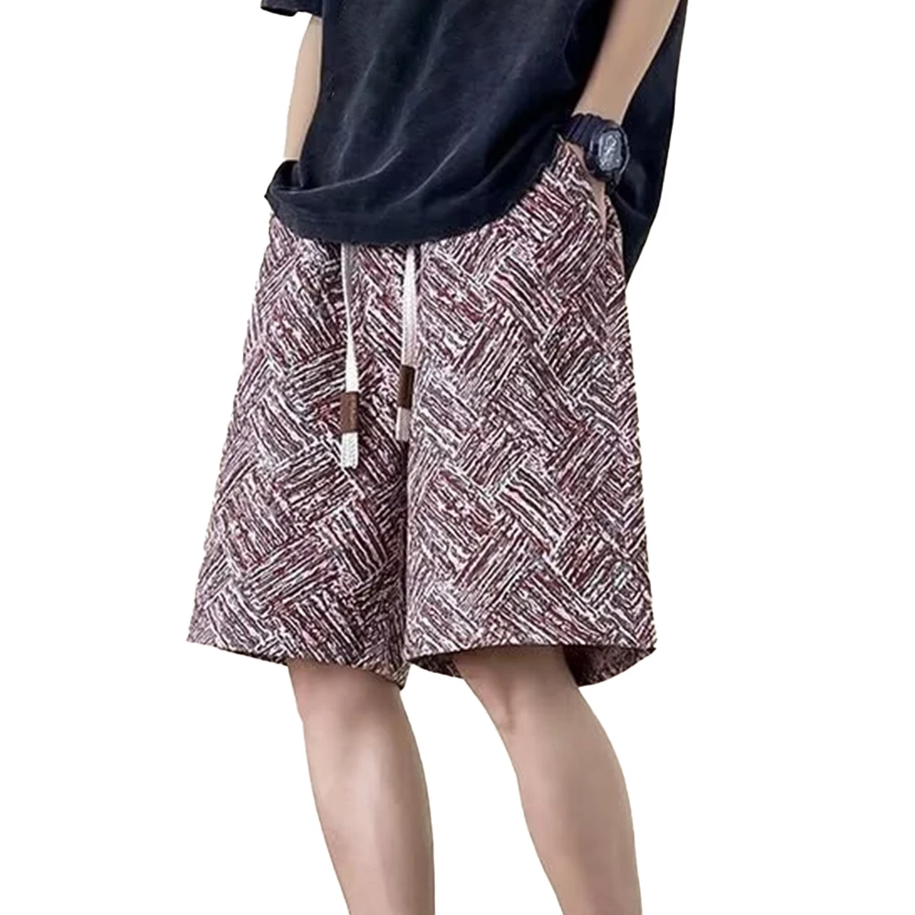 

Casual Outings High Street Beach Wear Korean Style Casual Pants Streetwear Loose Sports Shorts Summer Suitable