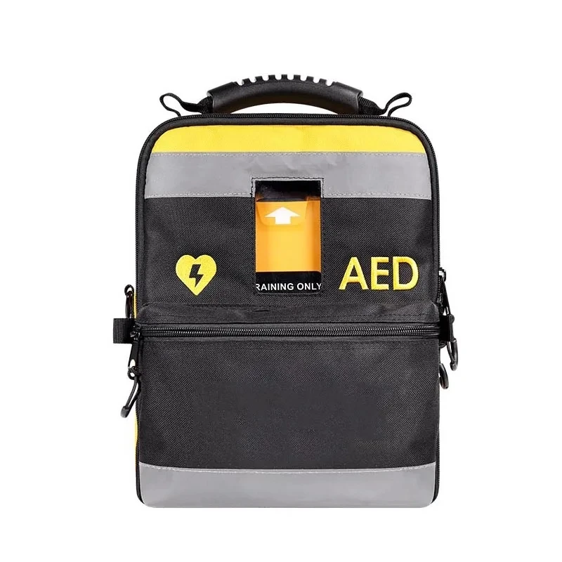 Barehoho First Aid Kit Emergency Rescue Kit Empty Defibrillator Backpack Portable Medical Instrument Storage Bag for AED120MC