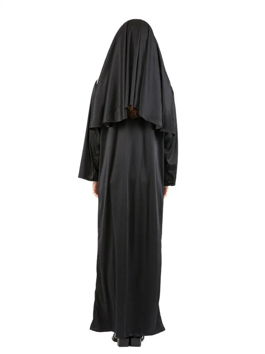 Bla Priesterkostuum Halloween Rollenspel Jesus Mary Nun Outfit Traditionele Chinese kleding voor dames Stage Performance