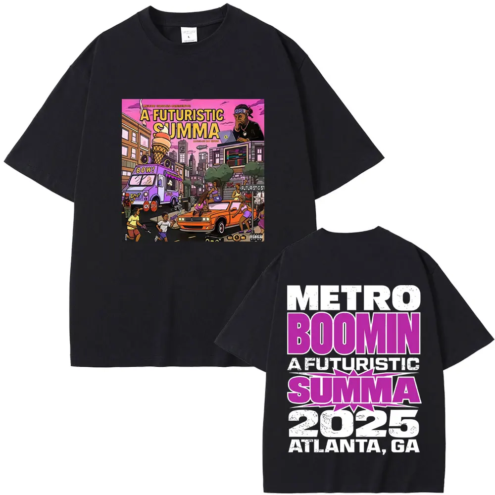 

Rapper Metro Boomin A Futuristic Summa 2025 T-shirts Men Women Fashion Casual Oversized T-shirt Men's Hip Hop Pop Music T Shirts
