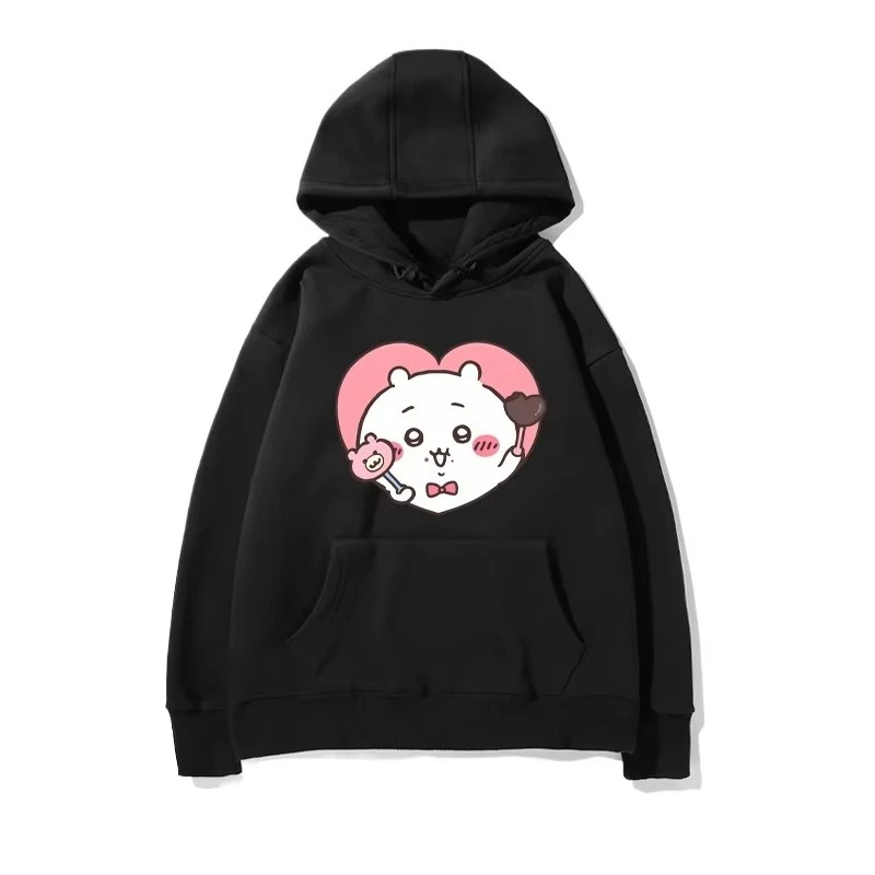 Women's hooded sweater Sanrio Jiyikawa Chiikawa Usaki hooded sweater men's women's autumn and winter Japanese cute 2025 Fashion