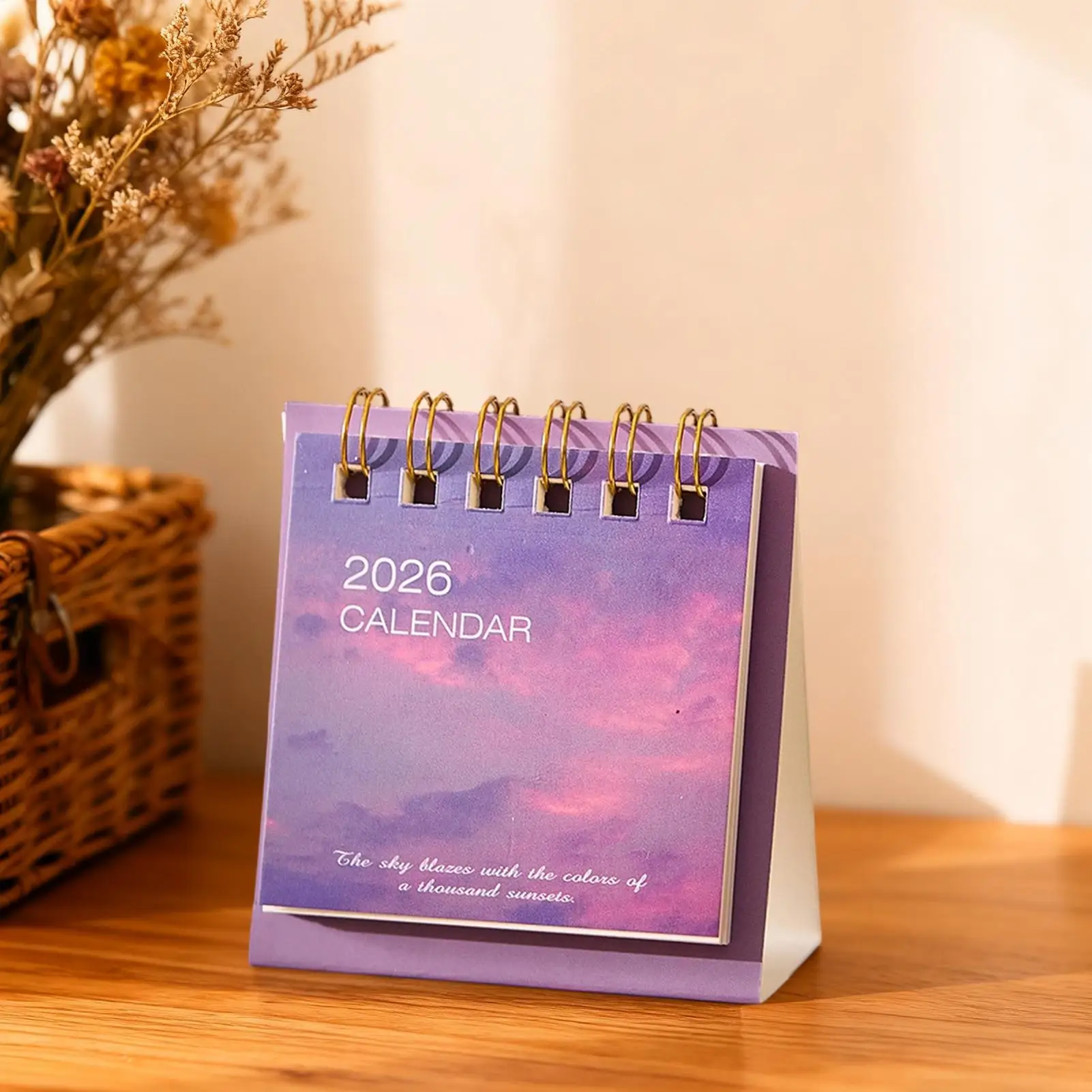 Calendar for Desk Mini Tracker Display Mini Desk Calendar for Home Office School Men Women Coworkers Christmas Employee New Year