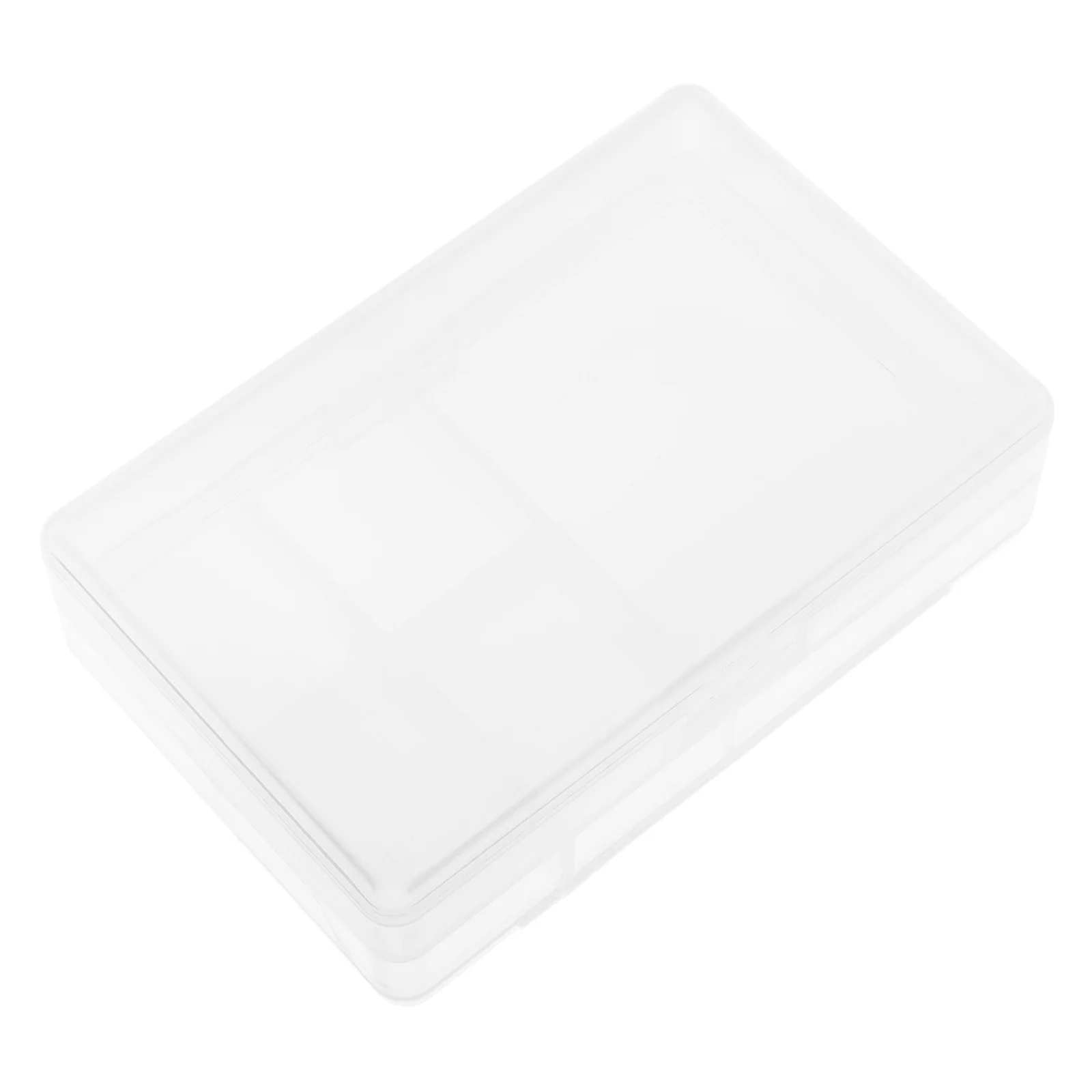 

4Pcs Clear Plastic Storage Box Small Compartment Organizer Rectangle Parts Container for Home Office Workshop Storage Box Small