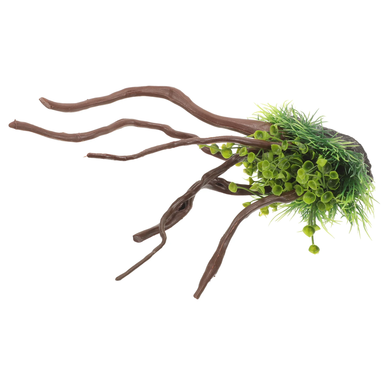 

Simulation Driftwood Root Aquatic Plants Lifelike Fake Aquarium Plant Decor Fish Tank Accessories Resin Material