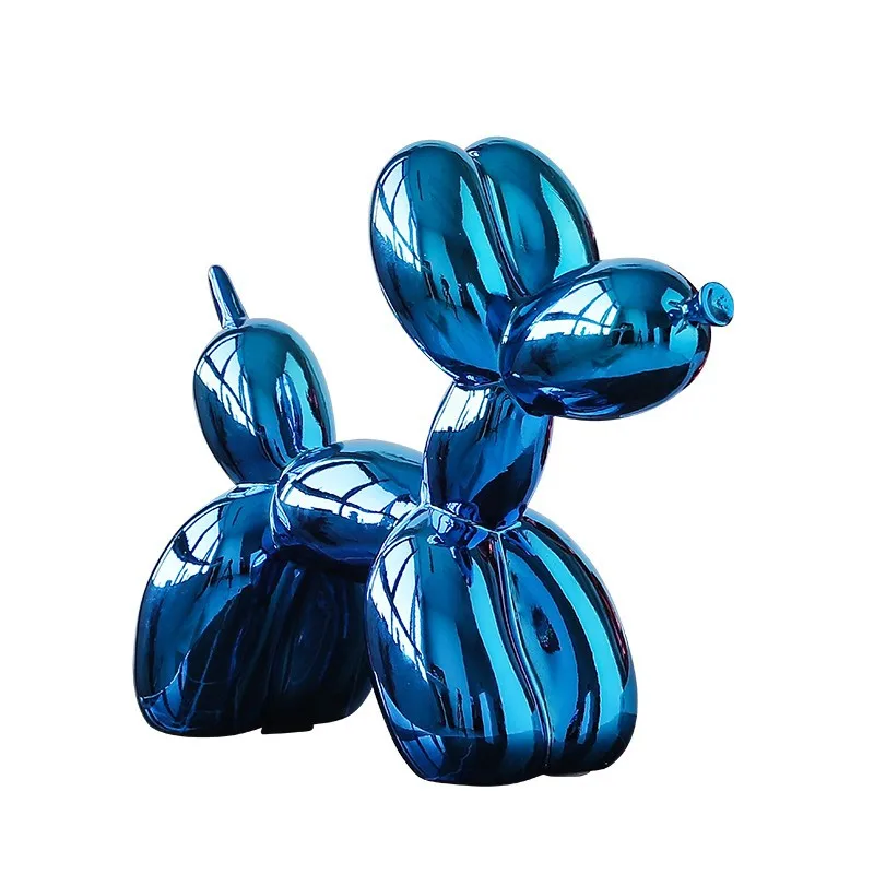 Nordic Creative Electroplating Balloon Dog Ornament Animal Living Room Entrance TV Cabinet Bookcase Wine Cabinet Home Soft