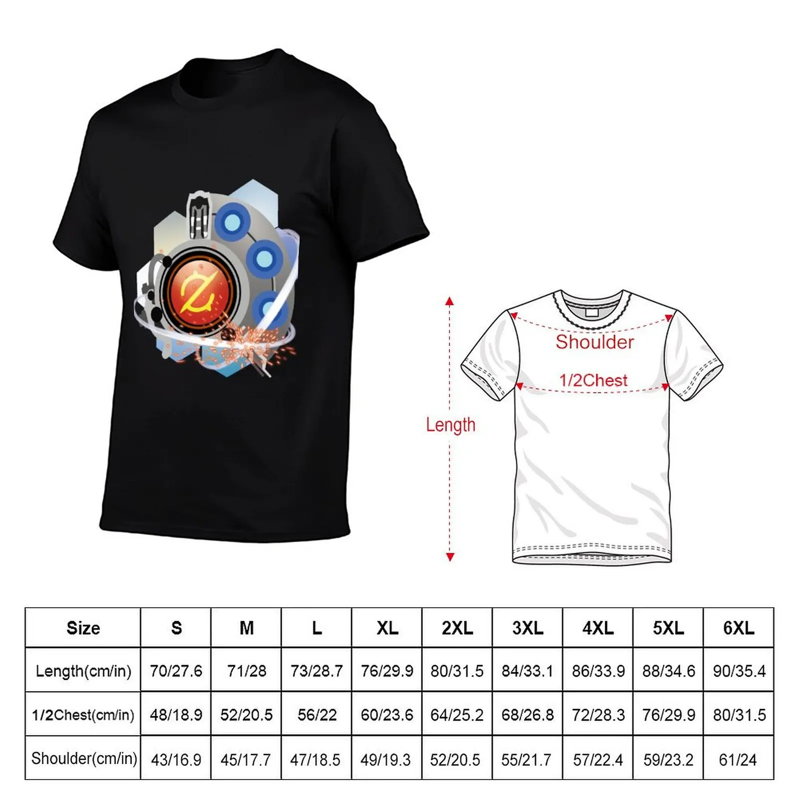 FFXIV Gunbreaker Job Mat T-Shirt Relaxed Fit Casual Short Sleeve Top view 2