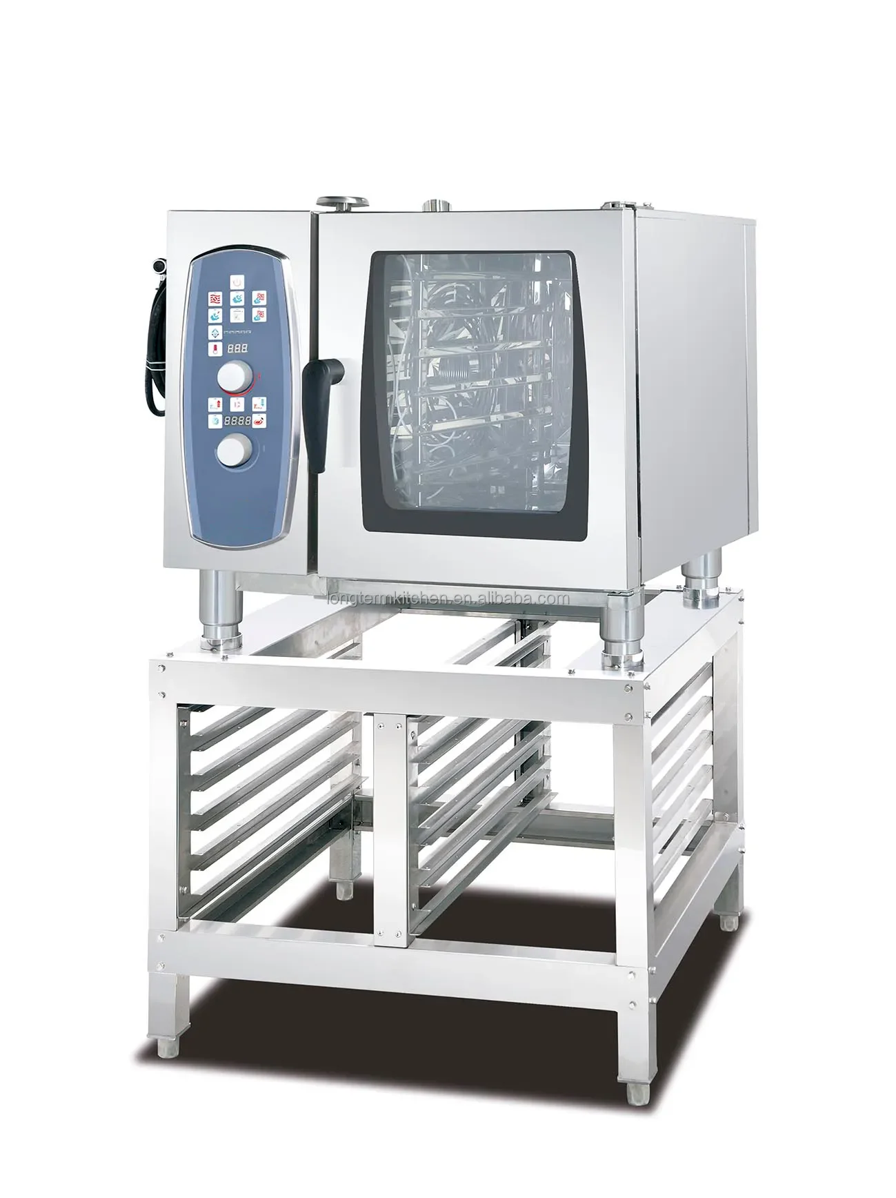5-Layer Electric Combi Steam Oven Combination and Convection Oven Counter Top Combi-Steamer Multi-function Combi Oven With Spray