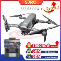 F22S 4K PRO / F22 S2 PRO+ GPS Drone with Camera FPV RC Quadcopter Obstacle Avoidance 2-axis Gimbal Brushless Camera Drone