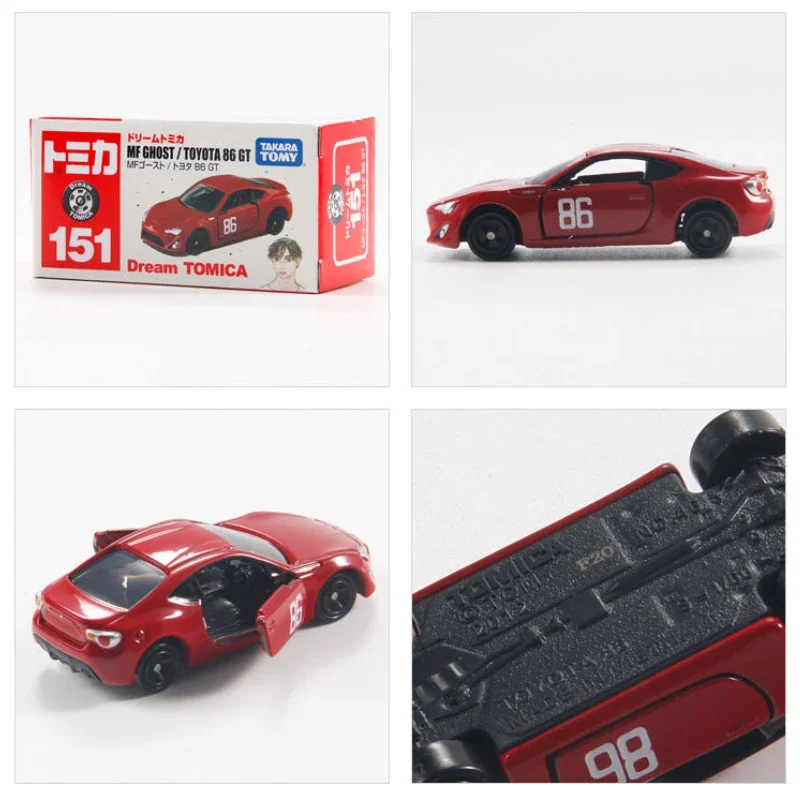 Takara Tomie No.151 Mf Ghost/Toyota 86 Gt Legering Speelgoed Motorvoertuig Diecast Metalen Model Cadeau Voor Kinderen Jongen