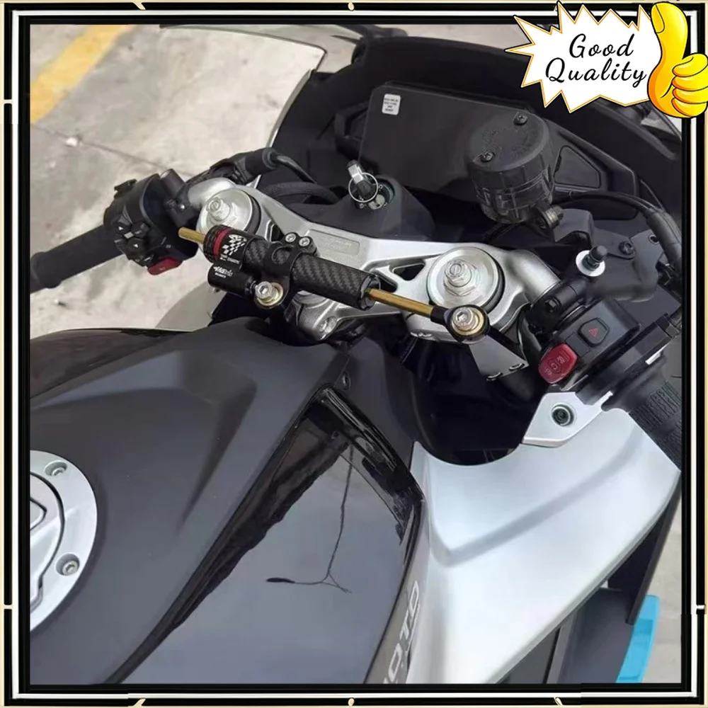 Good Quality For CFMOTO 675SR-R modified titanium ruler bracket to prevent death swing direction damper handlebar stabilizer