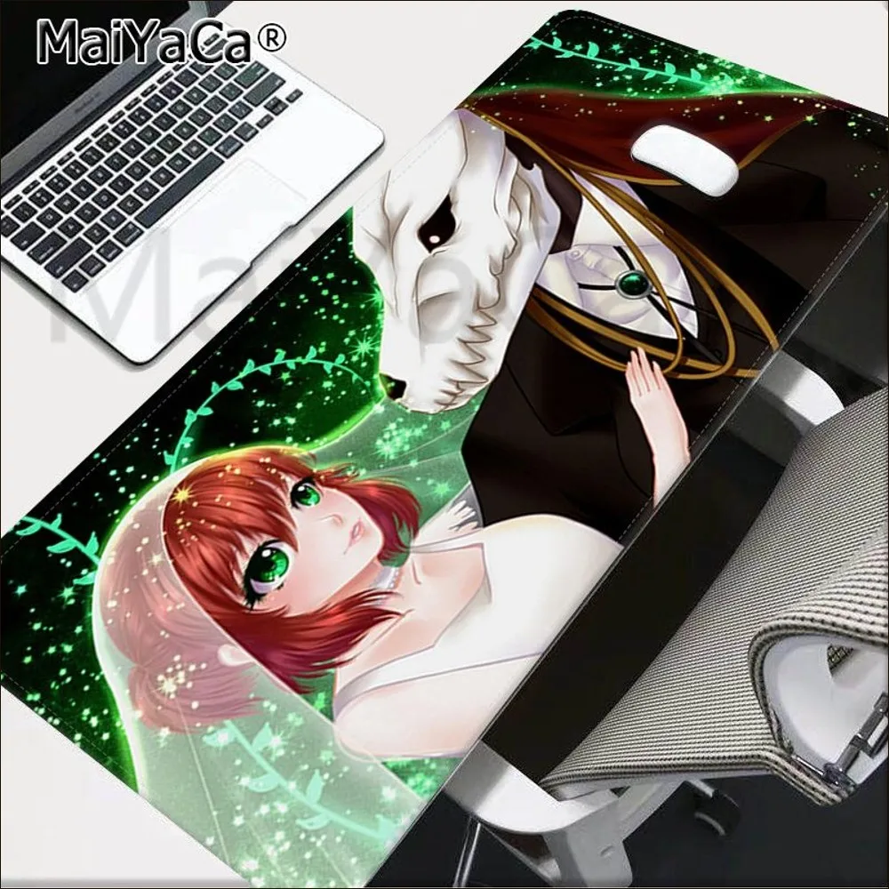 Imagem -05 - Anime Antigo Magus Noiva Mousepad Novo Mouse de Borracha Durável Desktop Mousepad Tamanho para Jogo Teclado Almofada para Gamer