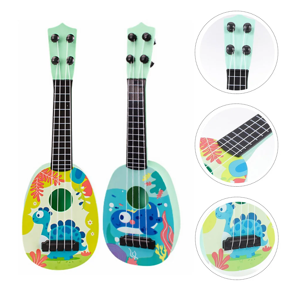 

Kids Guitar Toy Small Ukulele Mini Children’s Toys Abs Musical Instrument Models Baby