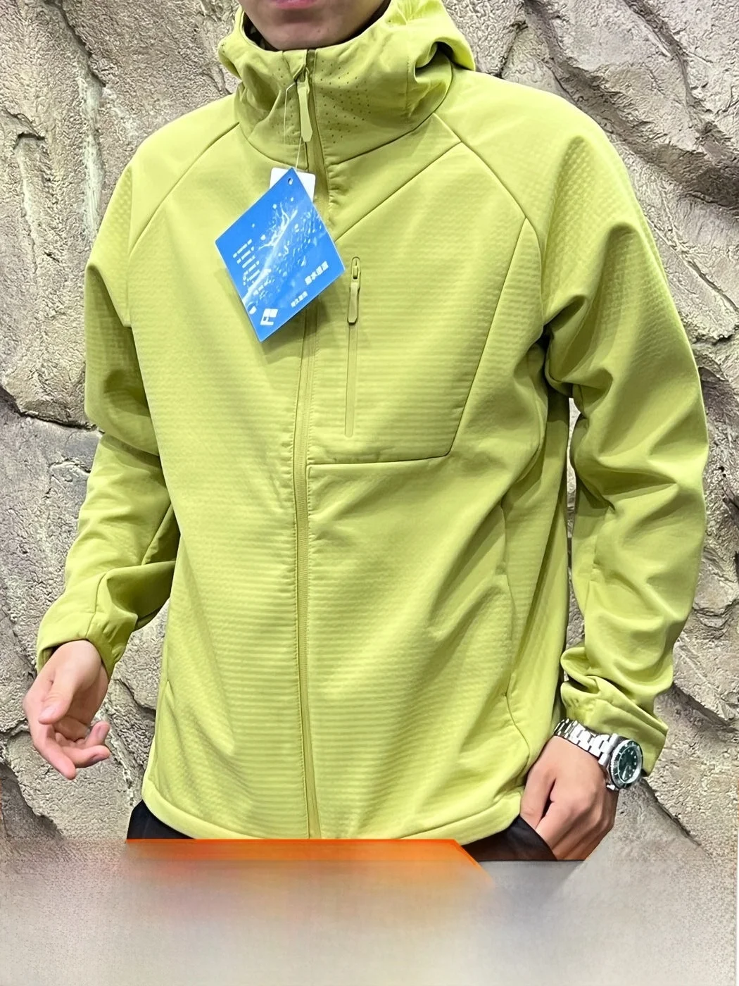 30 Cell Tech Fleece Jacket Quick Dry Warm Outdoor Men's Coat Polyester Fiber Standard Fit Long Sleeve Hooded Jacket for Autum...