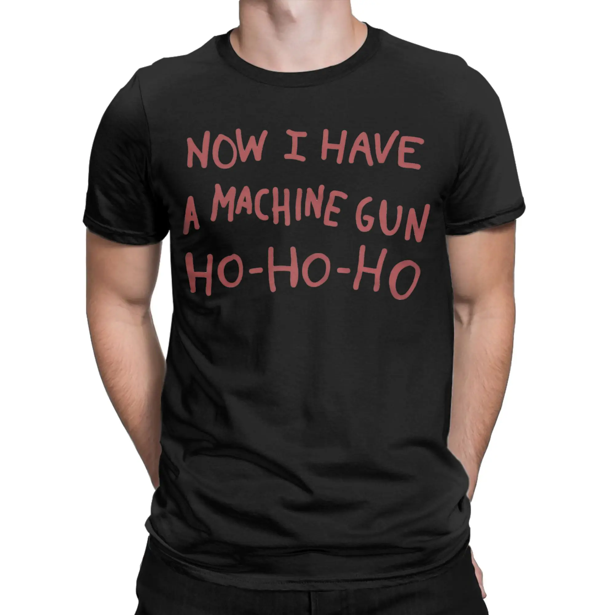 John McClane Christmas Die Hard Men T Shirts Yippee Ki Yay Cool Tees Short Sleeve Round Collar T-Shirts Cotton Summer Clothing