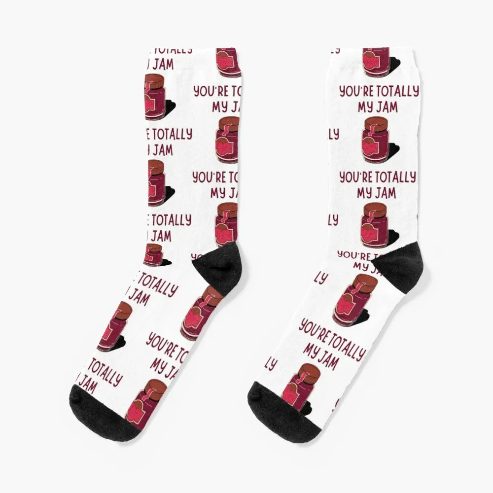 You're Totally My Jam Valentine's Pun Socks Women'S Socks