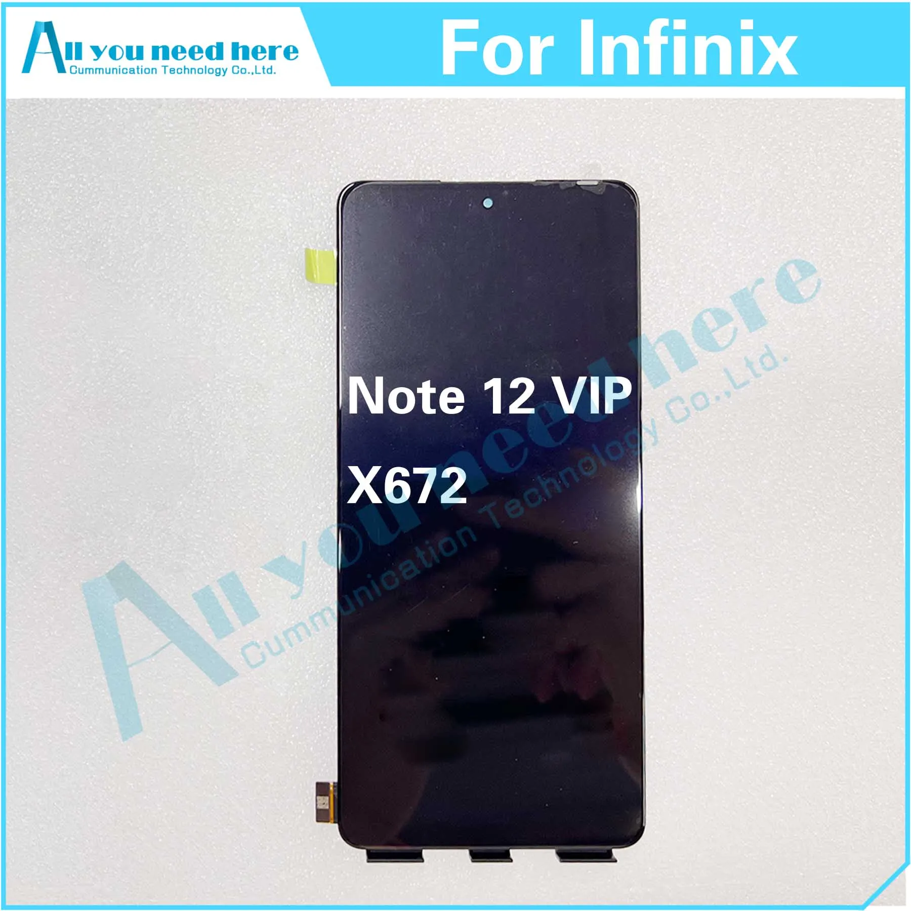 

100% Test For Infinix Note 12 VIP X672 LCD Display Touch Screen Digitizer Assembly For Note12VIP Repair Parts Replacement