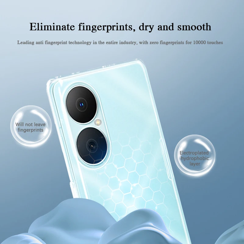 Funda transparente ultrafina para móvil Huawei Nova Y73 Enjoy 80 Enjoy80 NovaY73 6,67 "funda de teléfono de silicona transparente suave a prueba de golpes