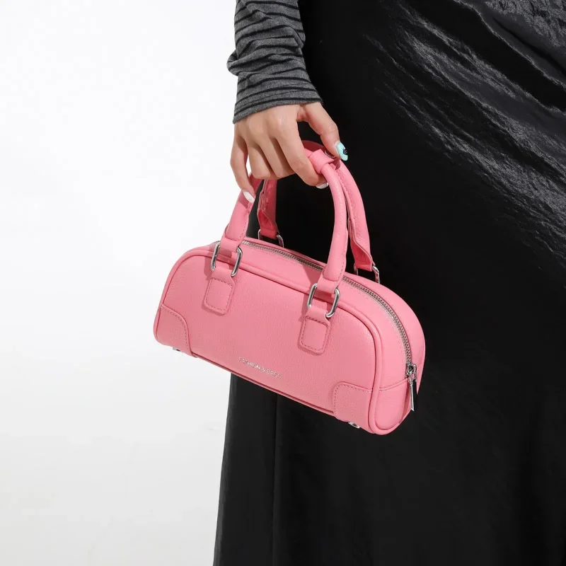 Tas Boston Mewah Terbaru 2025 - Tas Selempang Gaya Eropa Amerika untuk Musim Panas