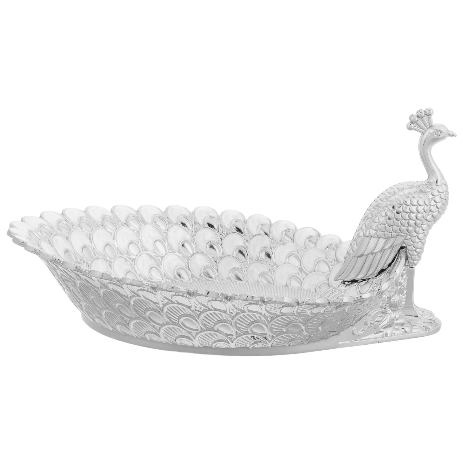 

Ornate Delicate Serving Tray Elegant Fruit Platter Metal Plate for Party Use Dessert Display Fruit Platter Tray