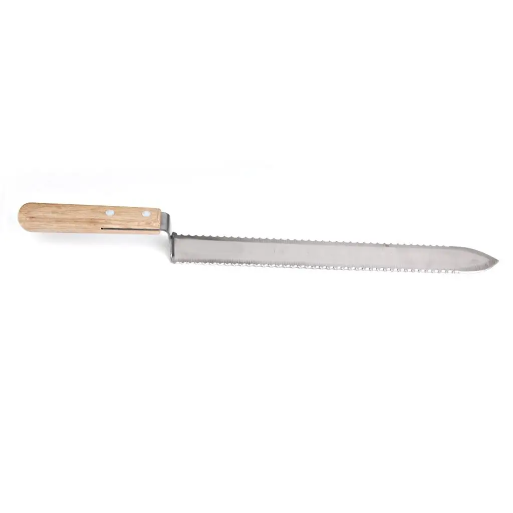 Ultrathin Uncapping Knife Wooden Handle Bee Tool Beekeeping Supplies Hive Frame Honey Scraper for Beekeeper