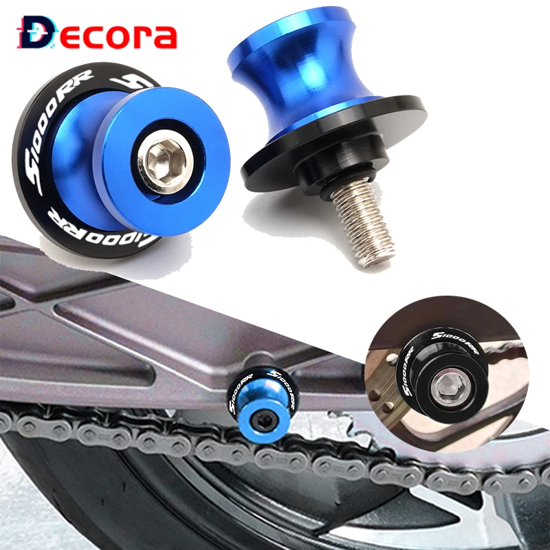 8MM For BMW S1000RR S1000R S1000 XR 2009-2021 2014-2020 CNC Motorcycle Swing Arm Stand Screw Swingarm Spools Sliders S1000 RR XR