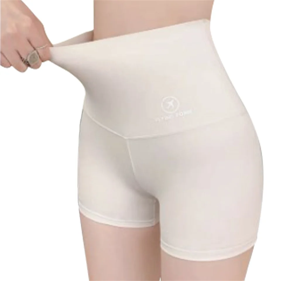 Becirzet High-Waist-Höschen für Damen, nahtlose Shapewear, einfarbige, schlankmachende Unterwäsche, Sport-Yoga-Bauchhose – Detail 12