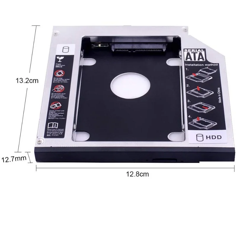 NEW 2nd SATA SSD Hard Drive HDD Caddy for LENOVO Thinkpad T420 T430 T510 T520 T530 W510 W520 W530 W700 W701 R400 R500