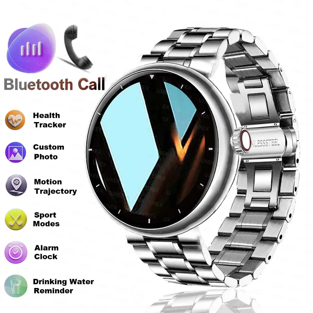 

Плюс 2025, новые умные часы для мужчин, спортивные часы для фитнеса с полным сенсорным экраном, IP67, водонепроницаемые, Bluetooth для Android, ios, умные часы, мужская коробка