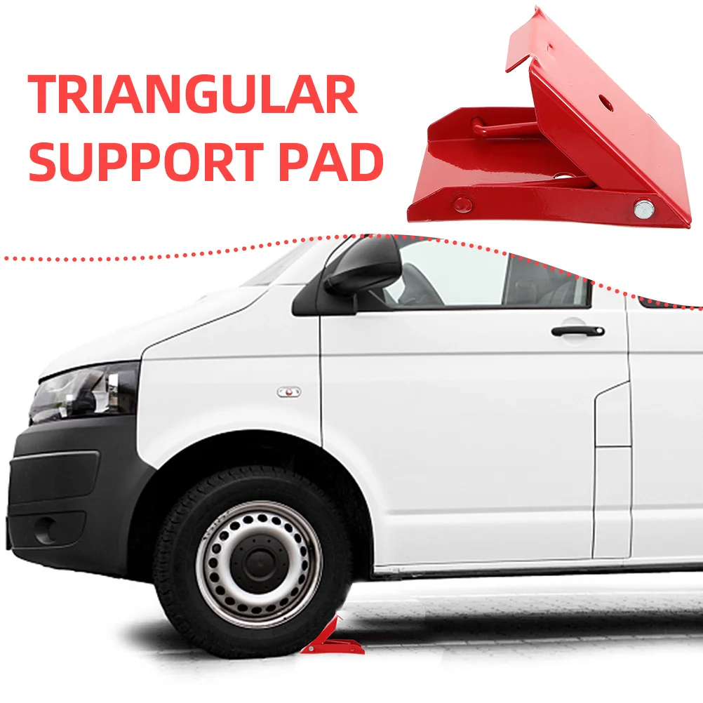 2 Stuks Autoband Anti-Slip Pads Draagbare Wheel Chocks Voor Parking Veiligheid Trailer Wiel Stopper Rv Stabilisator Blokken