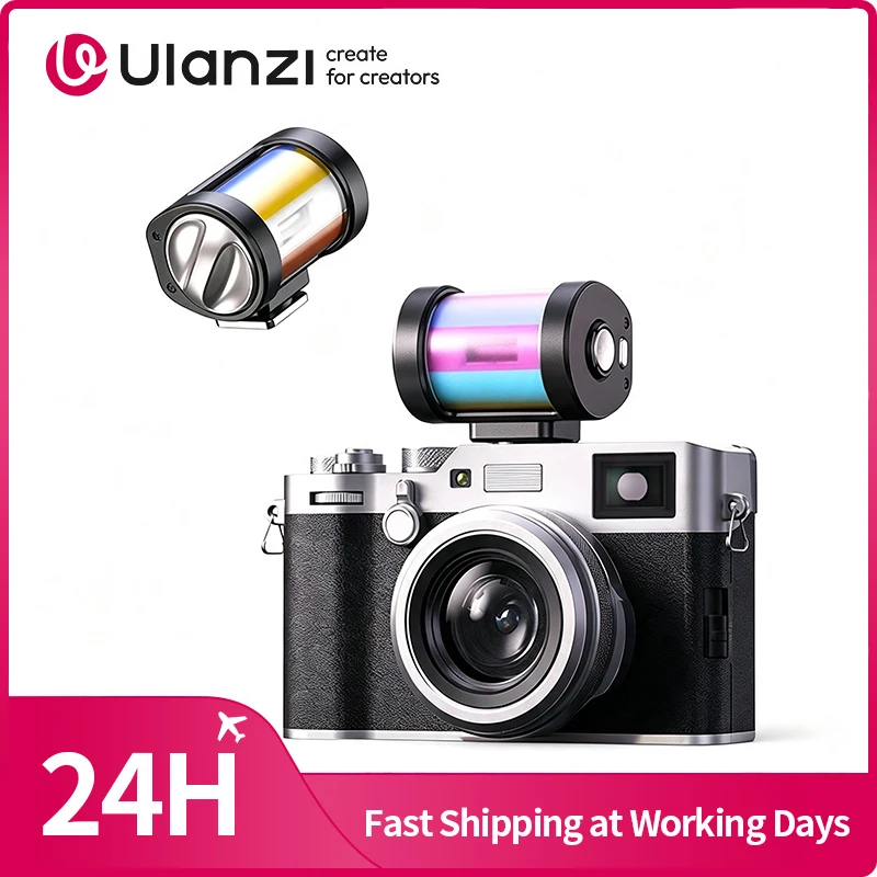 Ulanzi KL01 Mini Camera Flash with Built-in Color Filters Flash Light for Sony for Canon for Nikon for Fuji for Olympus Pentax