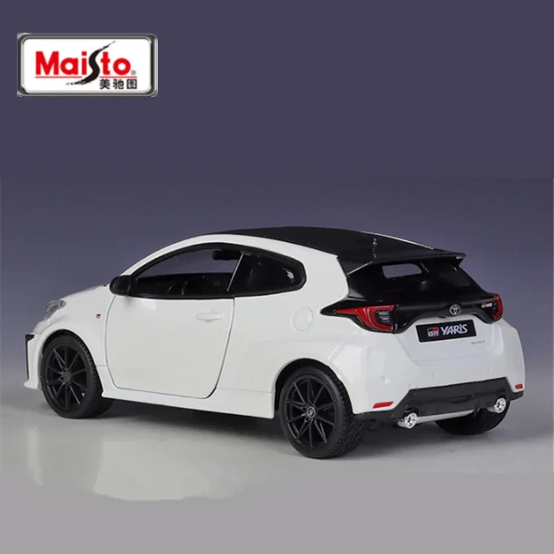 Maisto-Toyota GR Yaris نموذج سيارة من سبيكة سيارات SUV ، لعبة معدنية مصبوبة ، محاكاة عالية ، مجموعة هدايا ،