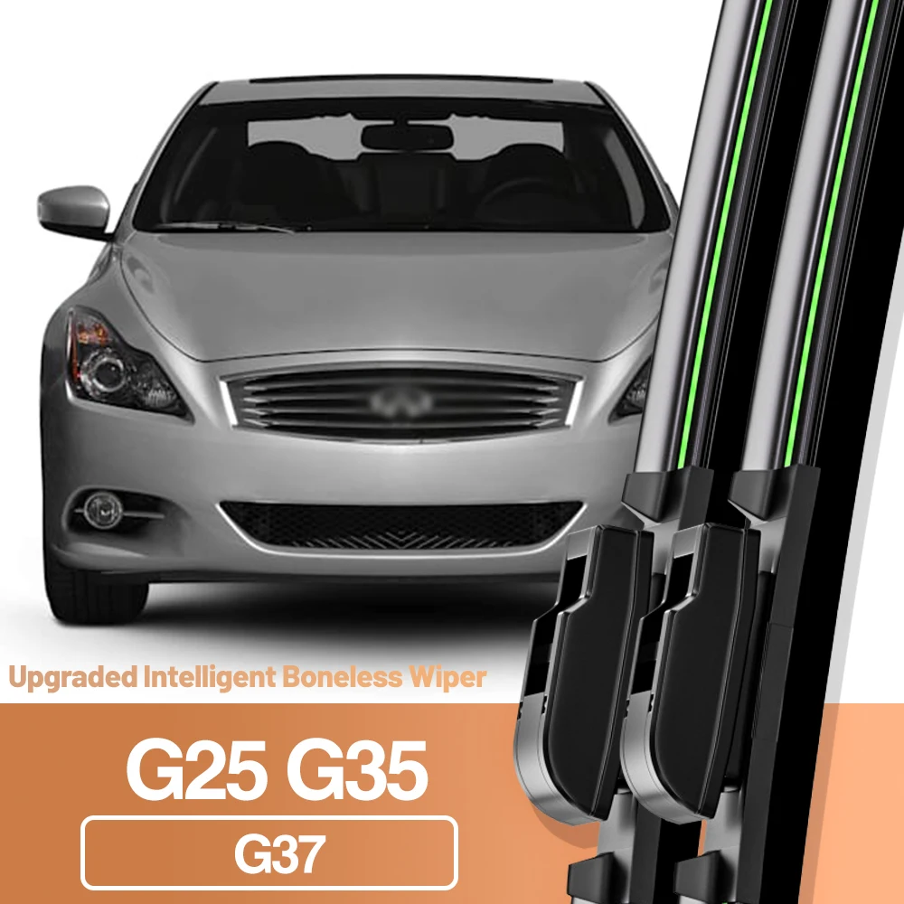 

2pcs For Infiniti G25 2010-2013 G35 2003-2008 G37 2009-2013 Front Windshield Wiper Blades Accessories Windscreen Window