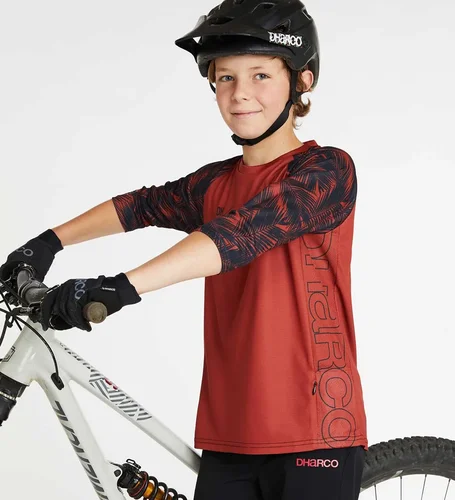 Imagen 2 del producto Camisetas juveniles de montaña, camiseta de gravedad sigilosa para niños, camiseta Unisex para bicicleta de montaña, camiseta de secado rápido con gráfico divertido de carreras Dh para ciclista todoterreno