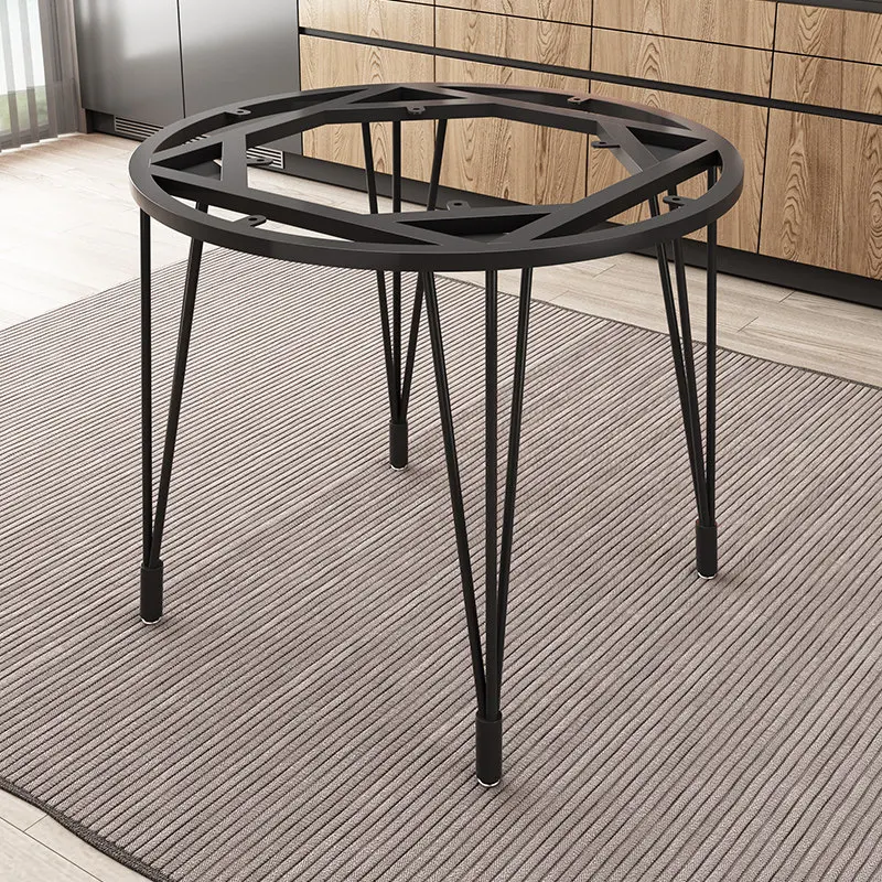 Iron Painted Round Dining Table Pedestal Sturdy Metal Leg for Marble Slate Table Accessories Coffee Side Table Support Stand