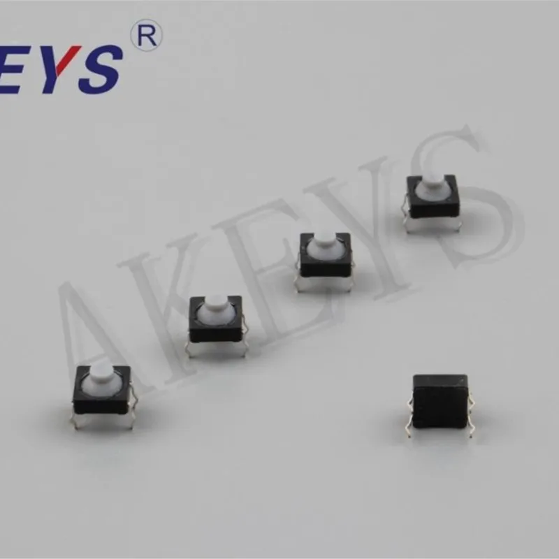 10PCS TS-F004 8*8 Silent tact switch 2 pin DIP type push button switch long life