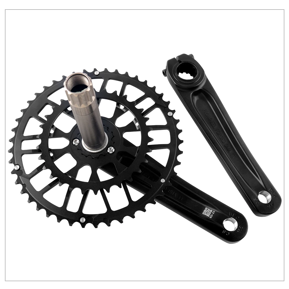 Prowheel Rennrad-Kurbelgarnitur 165 170 172,5 mm Doppelgeschwindigkeits-Kettenblatt 46/30 Zähne 48/32 Zähne 50/34 Zähne 52/36 Zähne 53/39 Zähne Geschwindigkeit Fahrradkettenblatt – Detail 25