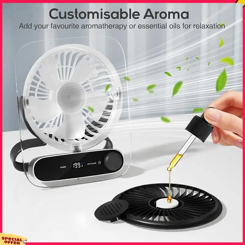 A39M Мини-вентилятор USB Настольный вентилятор Ультра тихий, перезаряжаемый, 180° °   Складной персональный вентилятор для путешествий, офиса, спальни
