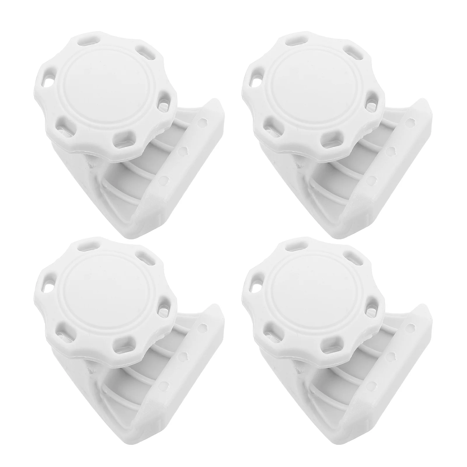 

2 Sets Football Visor Clamps Goggles Fixing Clips White Screws Stabilization System Secure Fastening Precision Design