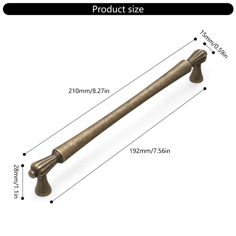 

Set Of 4 Vintage French Cabinet Pull Kitchen Cabinet Pull Modern Traditional Cabinet Pull for Door & Drawers